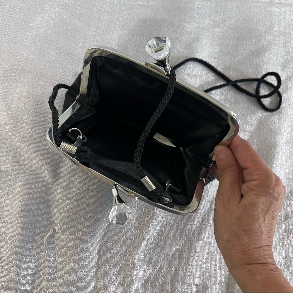Women’s Small Clutch purse black - Picture 4 of 5